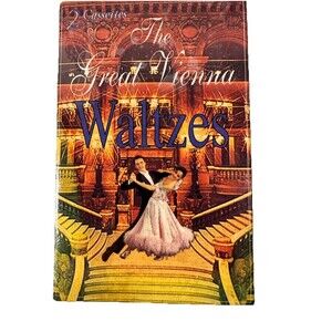 The Great Vienna Waltzes Cassettes Vol 1 And 2 1995 Sealed Johann Strauss